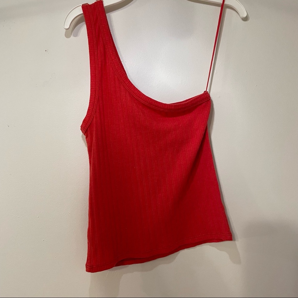 AMERICAN EAGLE size S one shoulder tank top